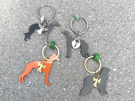 Schlüsselanhänger Anhänger Windhund